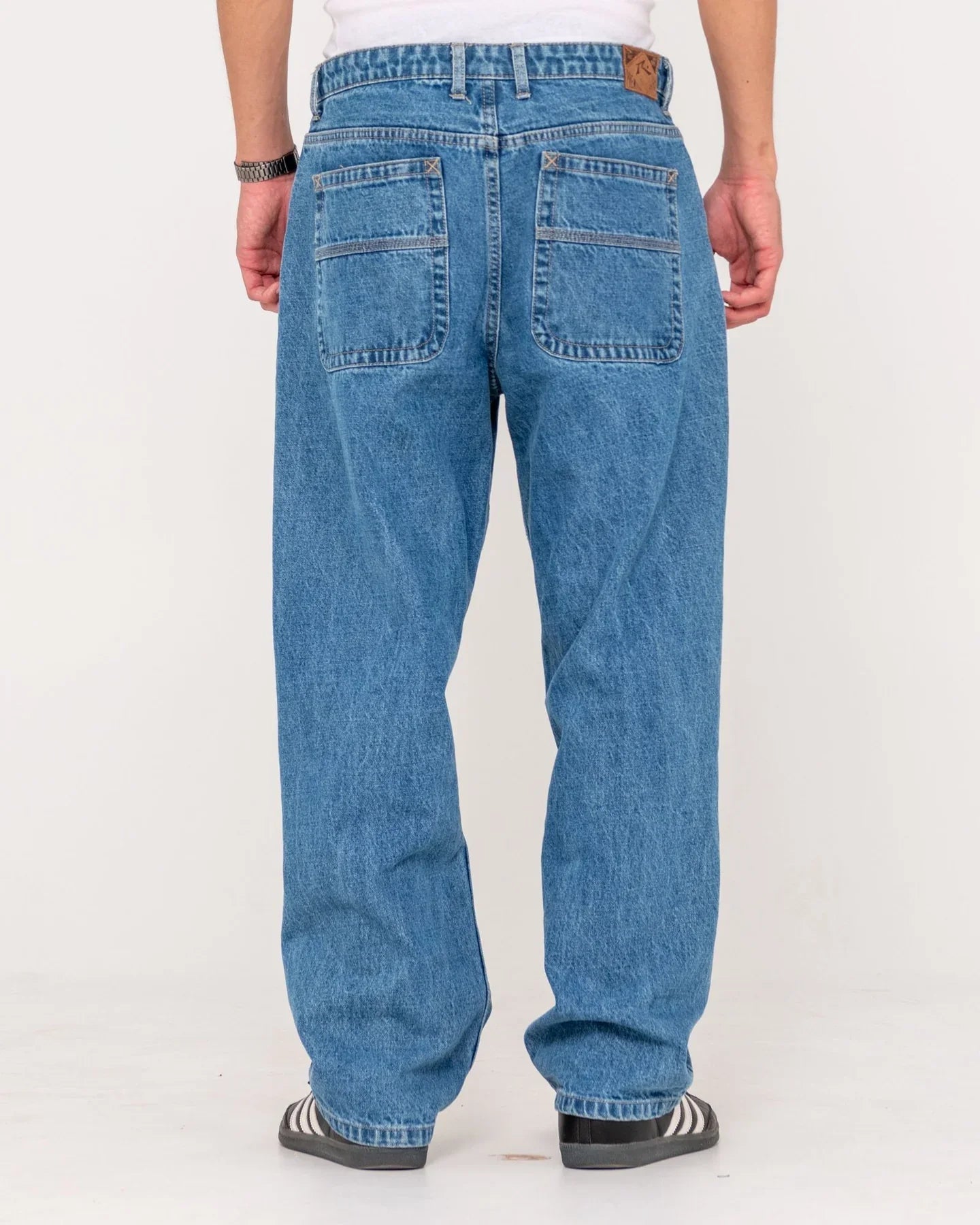 Lucifer Loose Jean - Middy Blue - RustyDEM0071 - MDY - Middy Blue - 30