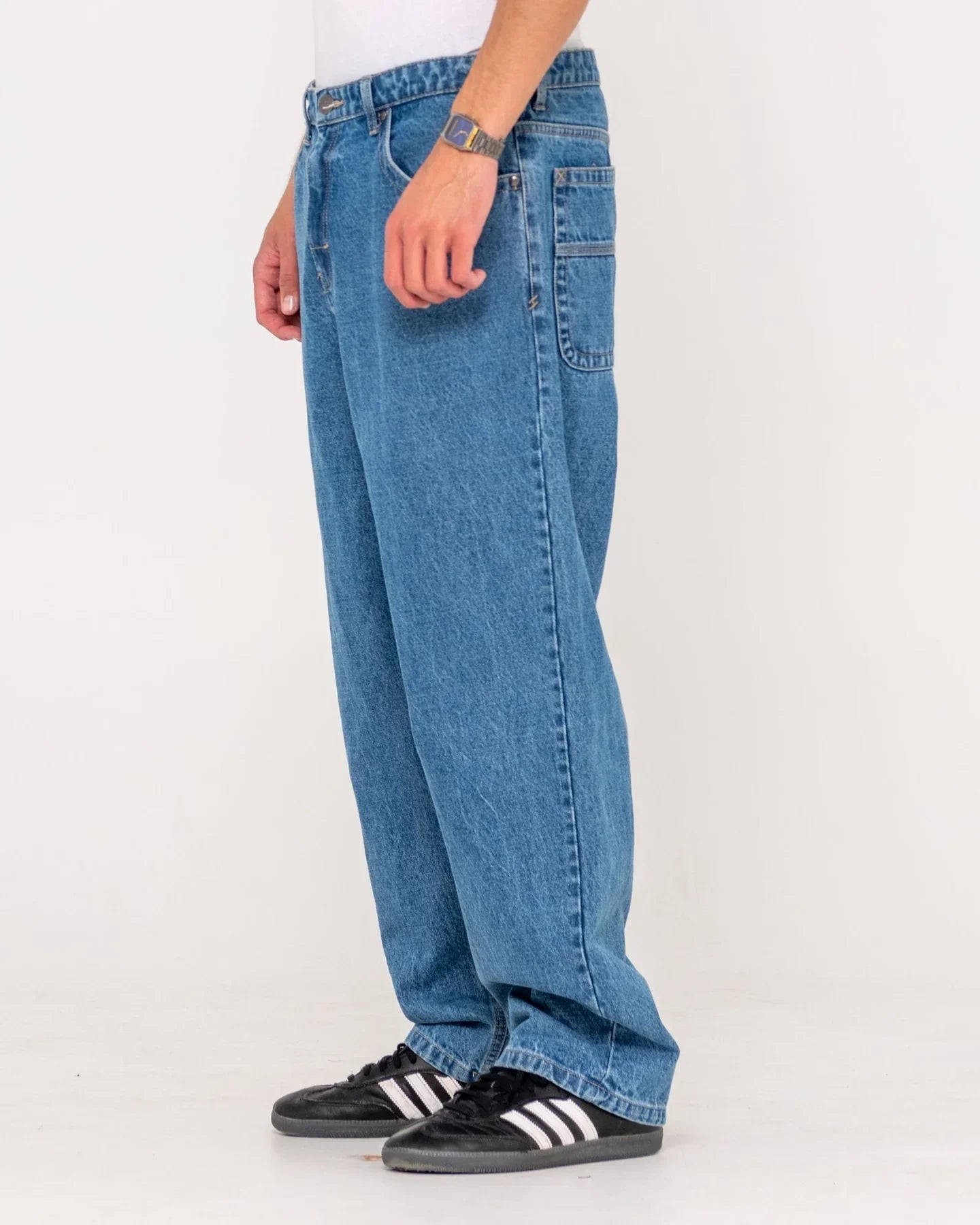 Lucifer Loose Jean - Middy Blue - RustyDEM0071 - MDY - Middy Blue - 30