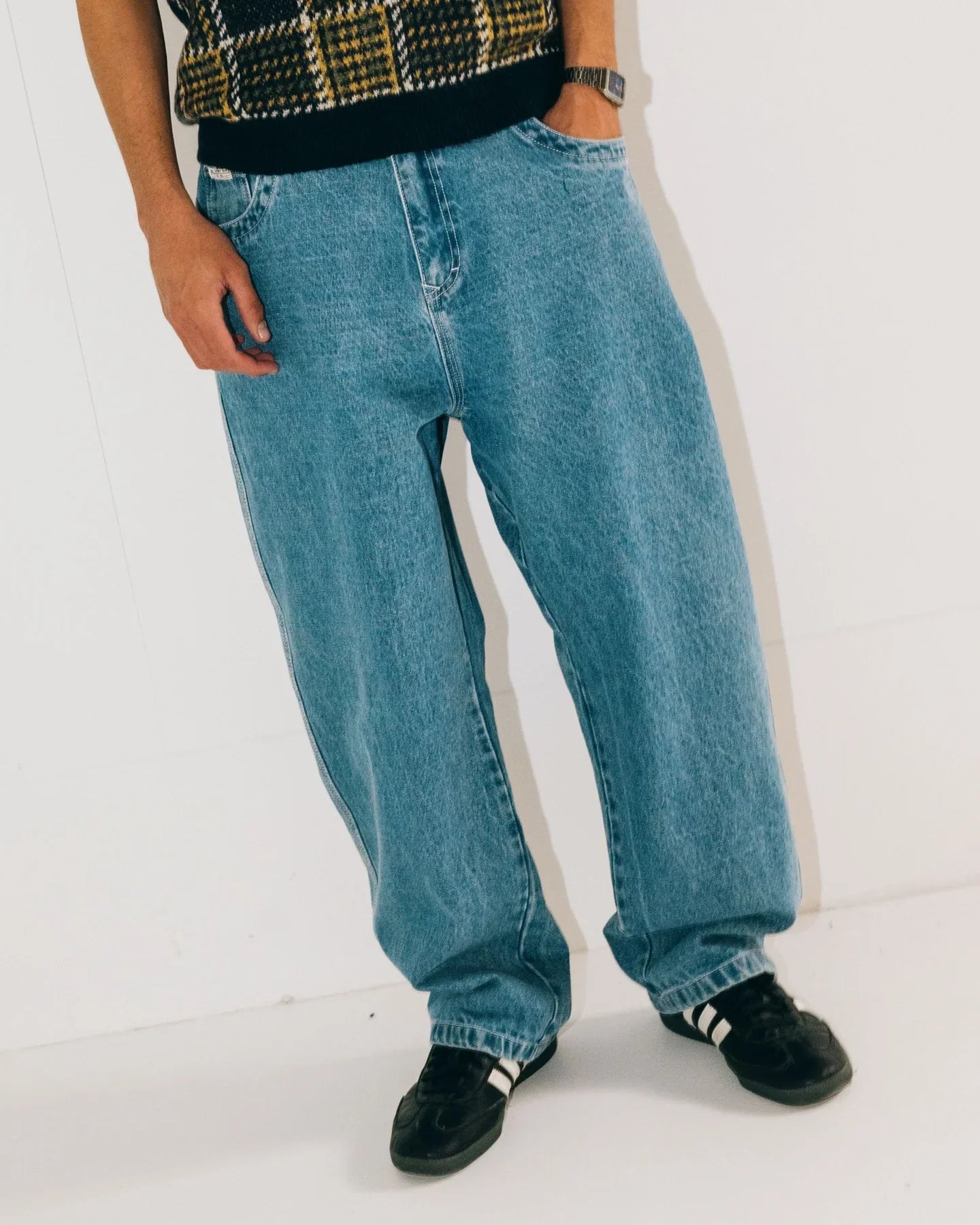 Lucifer Loose Jean - Middy Blue - RustyDEM0071 - MDY - Middy Blue - 30