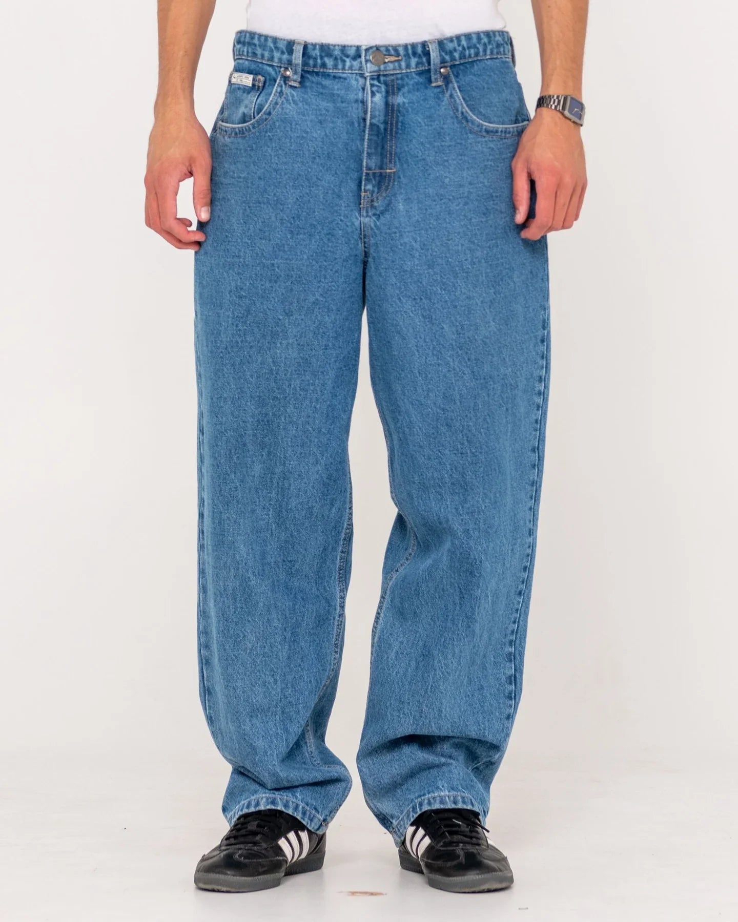 Lucifer Loose Jean - Middy Blue - RustyDEM0071 - MDY - Middy Blue - 30