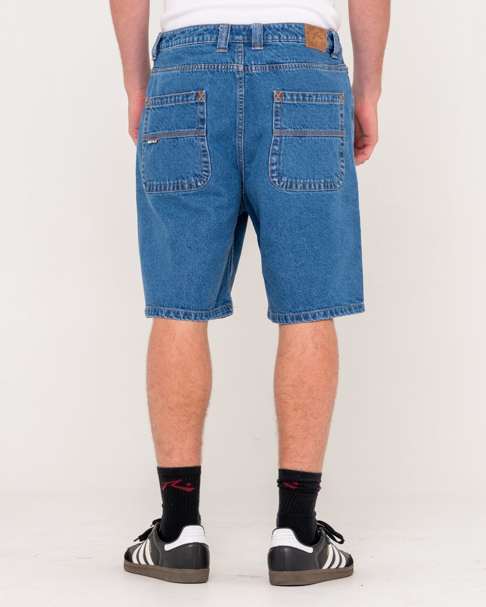 LUCIFER LOOSE JORT - RustyWKM1162 - MIDDY BLUE - 30