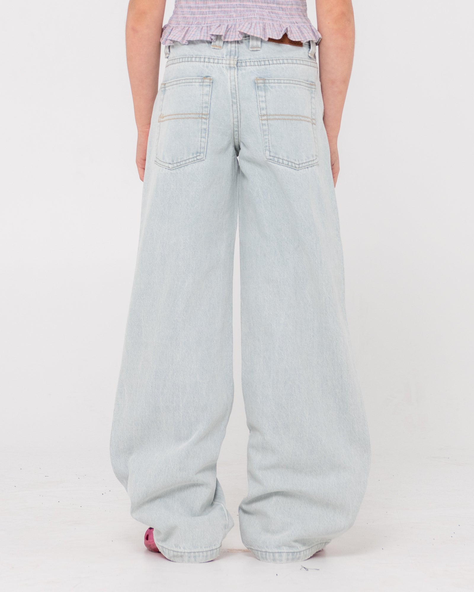 LUCY LOOSE LOW RISE JEAN GIRLS - RustyPAG0033 - SKY BLUE HEATHER - 8