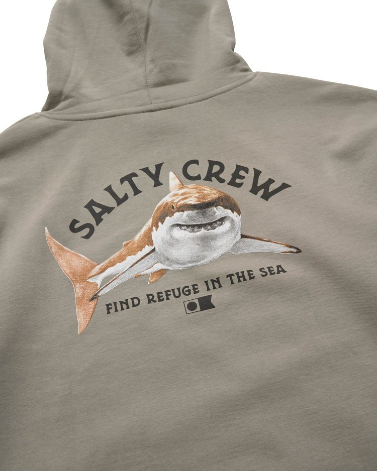 Lurking Fleece Hood - Salty CrewSCM540203 - Kelp Grn - Kelp Green - L