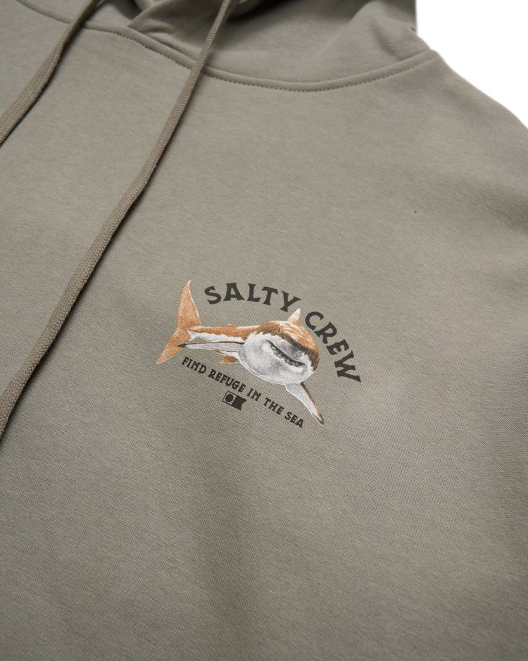 Lurking Fleece Hood - Salty CrewSCM540203 - Kelp Grn - Kelp Green - L