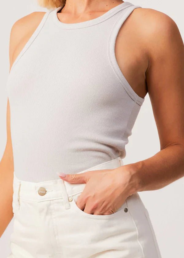 Lydia Hemp Rib Singlet - AfendsW220087 - SMK - Smoke - L