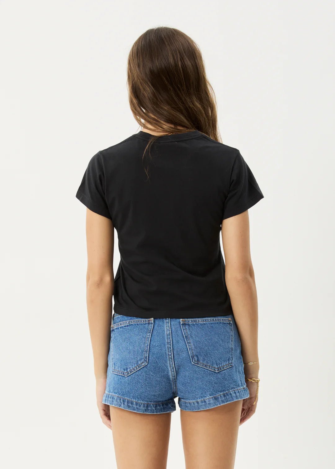 Maisie - Baby Tee - AfendsW253003 - STK - STONE BLACK - XS
