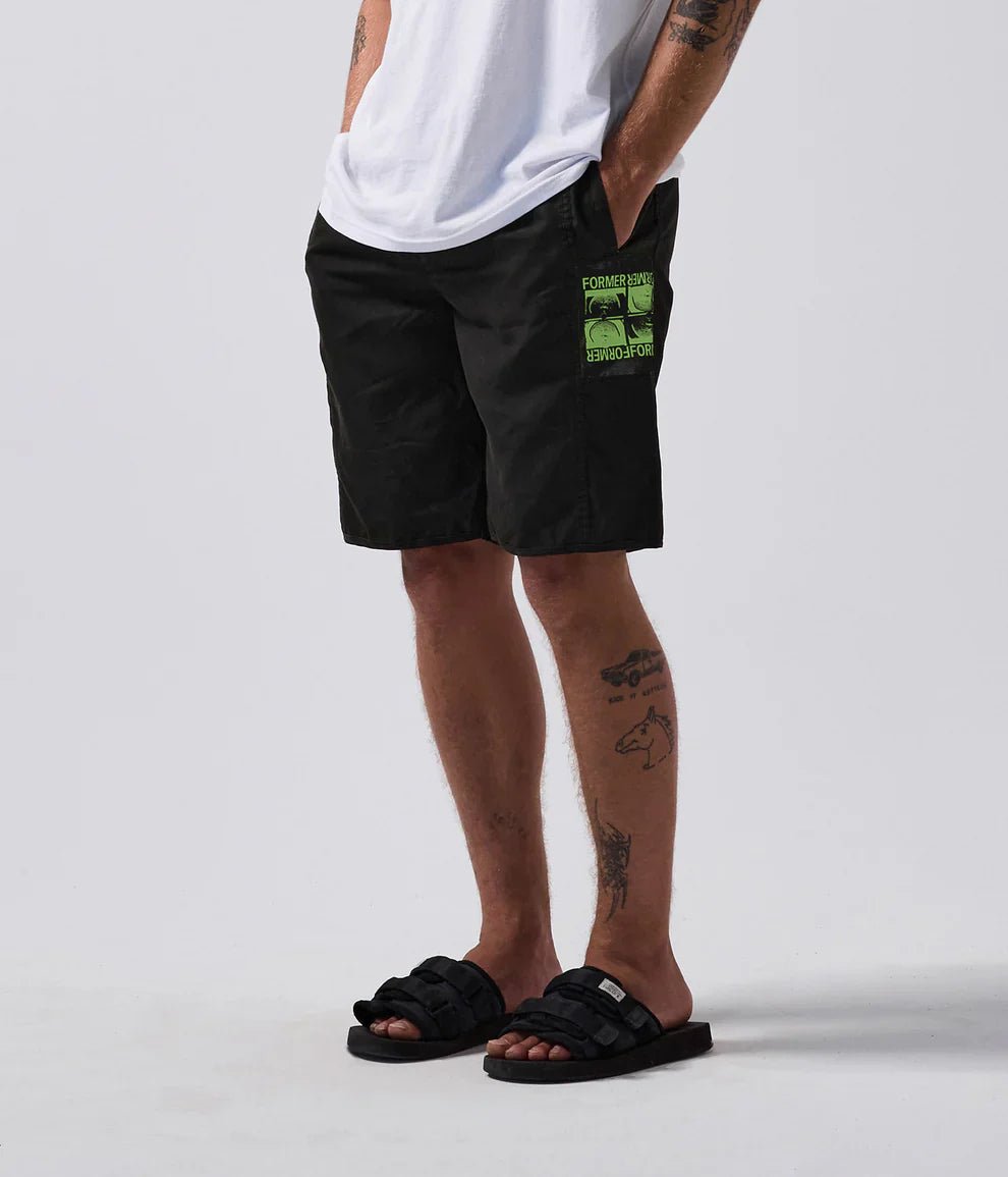 Manners 18 Swim Trunk - FormerFBO - 24409 - Black/Lime - 30