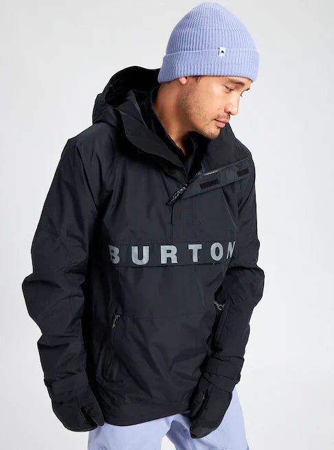 Mens Burton Frostner 2L Anorak Jacket - Burton21470102002 - True Black - M