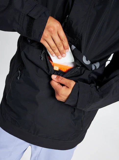 Mens Burton Frostner 2L Anorak Jacket - Burton21470102002 - True Black - M