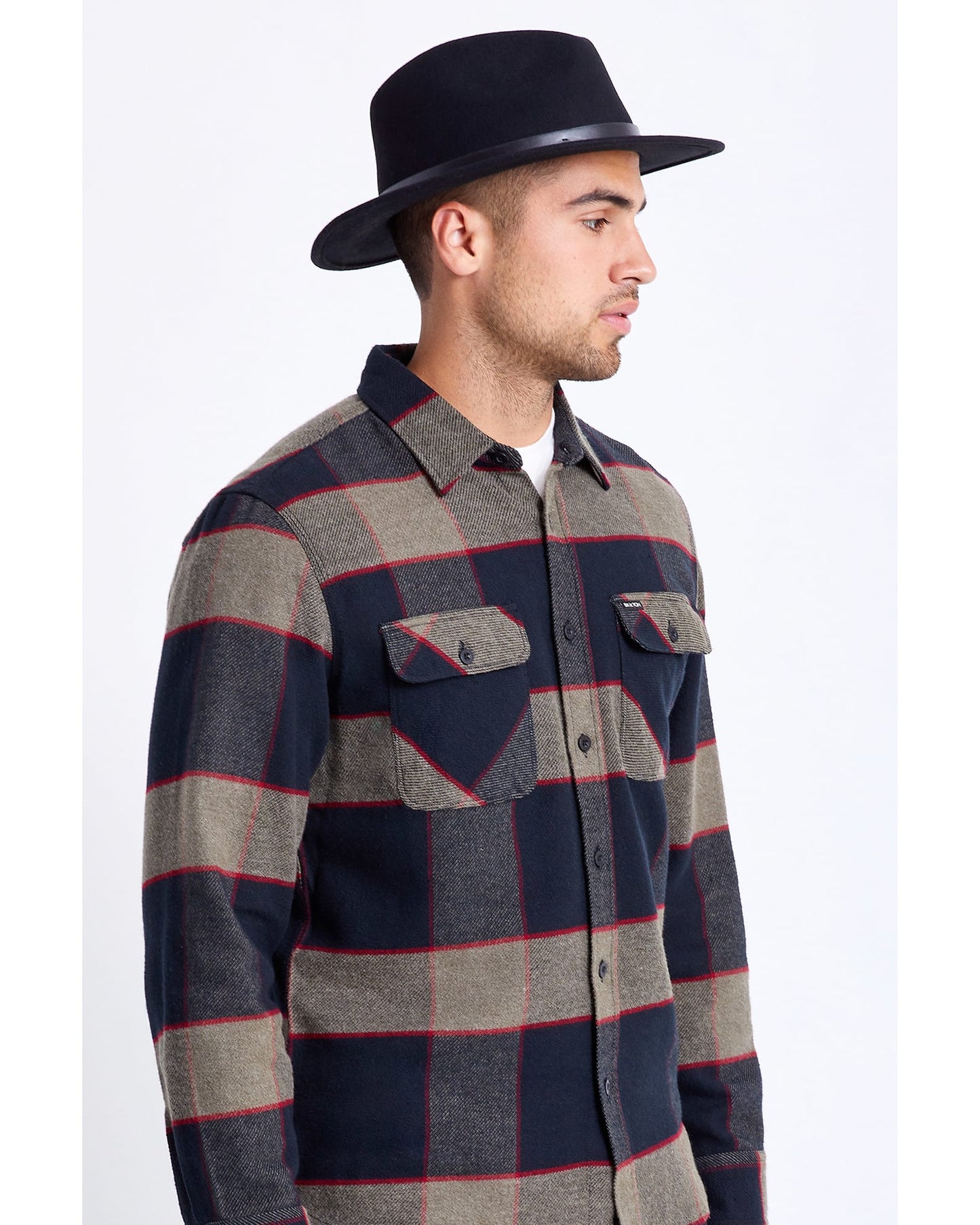 Messer Fedora - Brixton10763 - BLACK/BLACK - L
