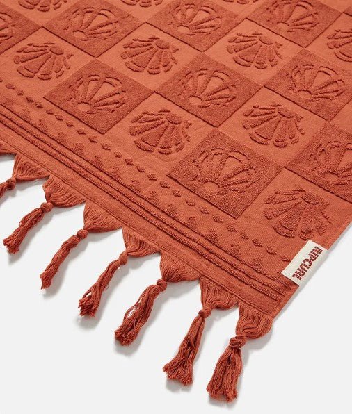 Mixed Jacquard Jumbo Towel - Rip Curlo1hwto - 0530 - Rust - 1SZ