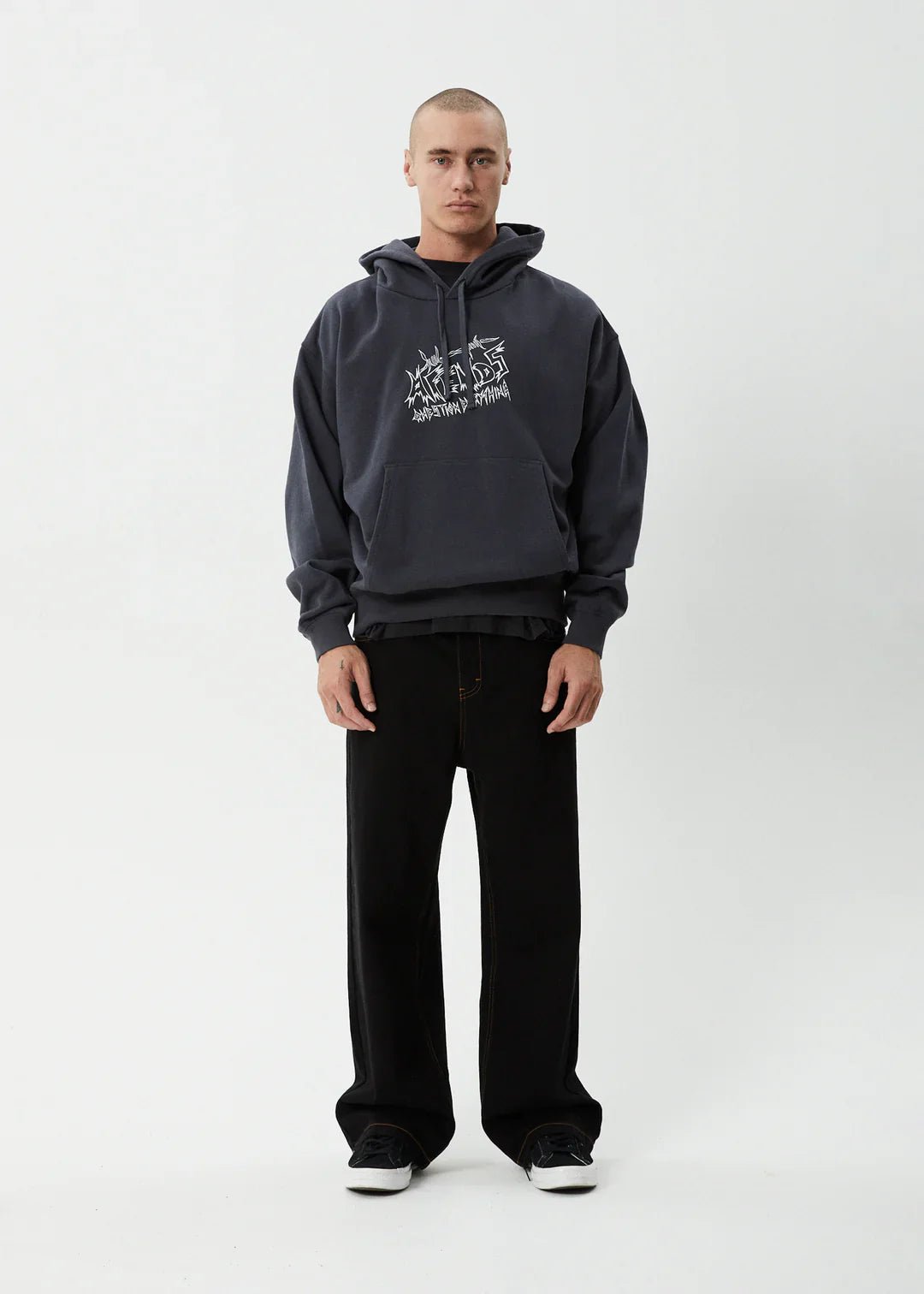 Moments Boxy Hoodie - AfendsM252508 - CHA - Charcoal - L