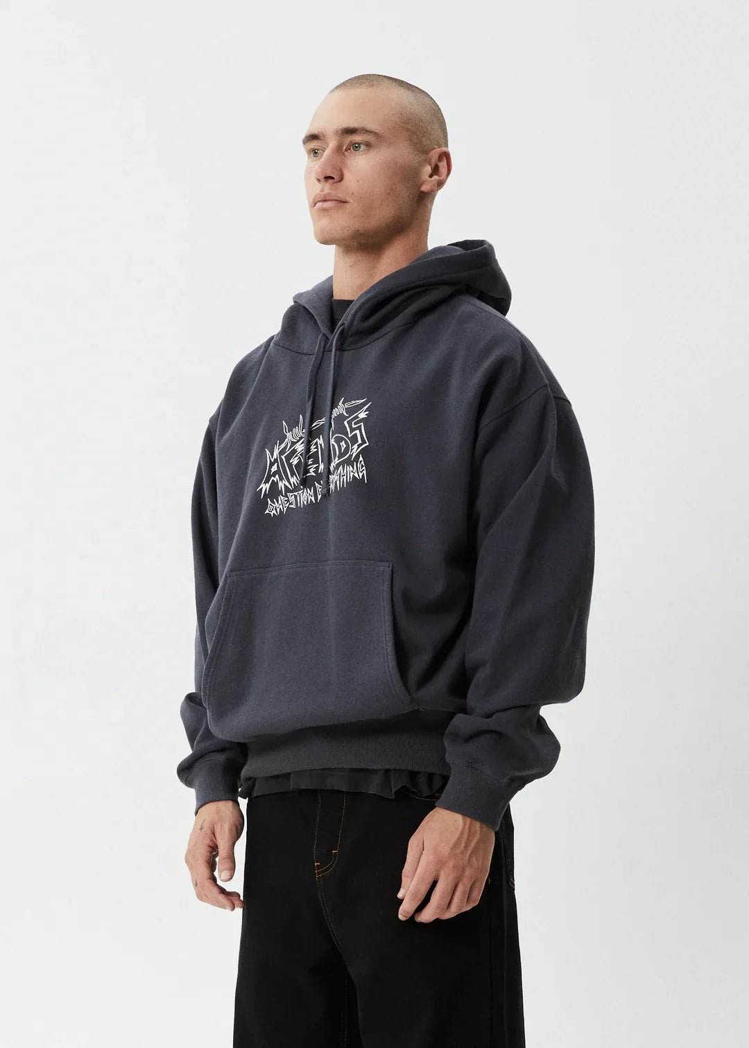 Moments Boxy Hoodie - AfendsM252508 - CHA - Charcoal - L