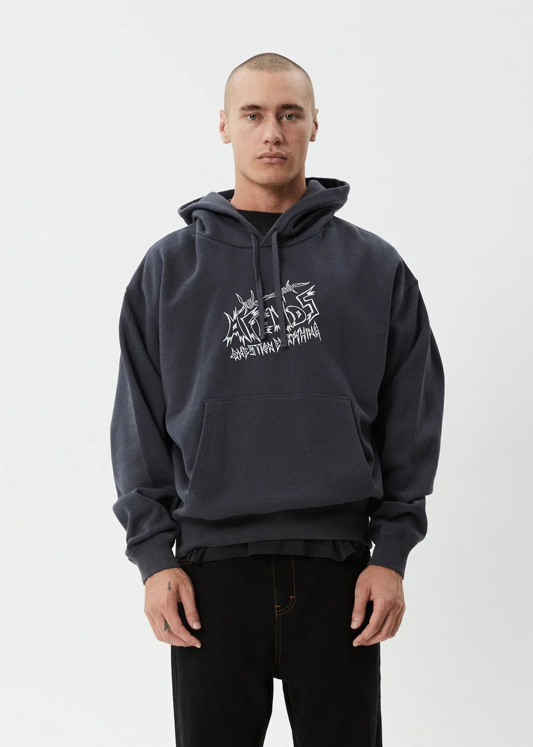 Moments Boxy Hoodie - AfendsM252508 - CHA - Charcoal - L