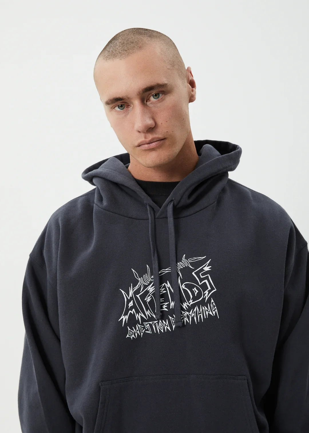 Moments Boxy Hoodie - AfendsM252508 - CHA - Charcoal - L