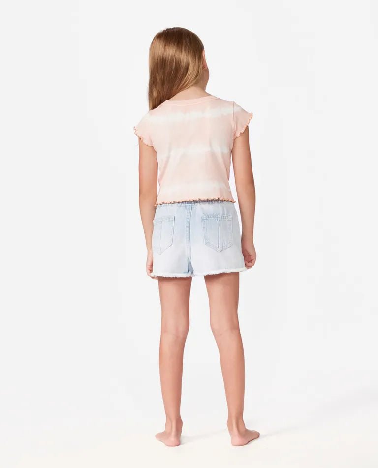 Moonflower Tie Dye Tee - Girl - Rip Curl011JTE - 0020 - Pink - 1to2