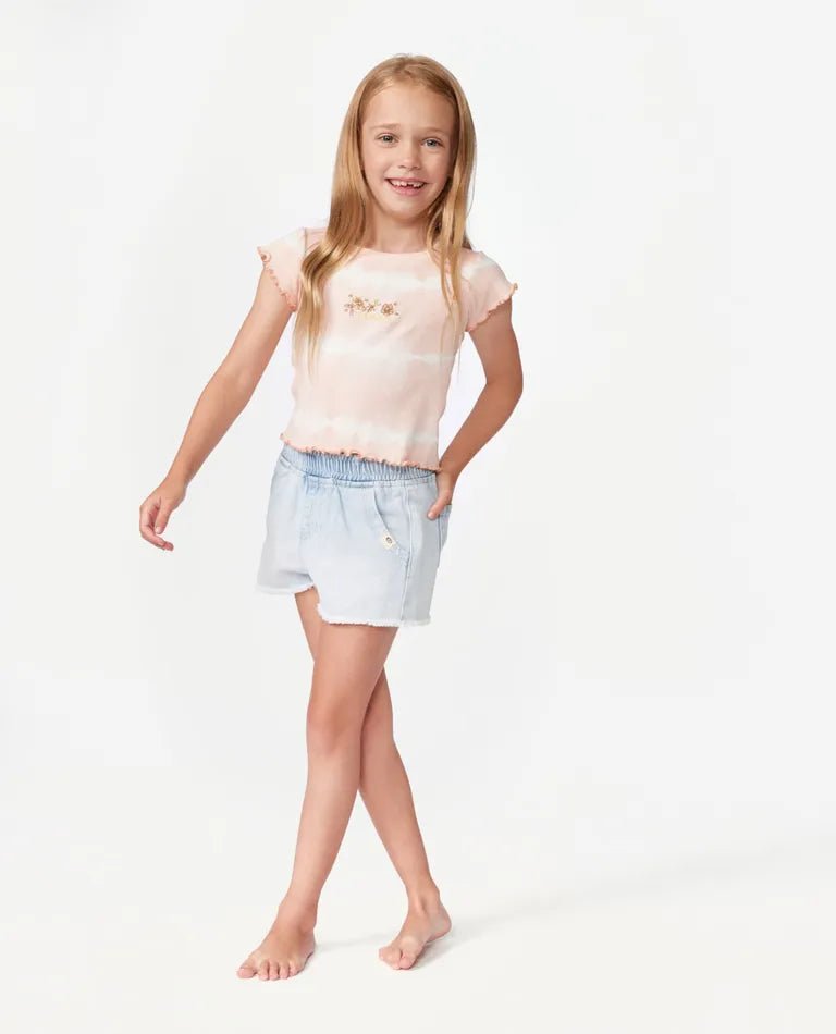 Moonflower Tie Dye Tee - Girl - Rip Curl011JTE - 0020 - Pink - 1to2