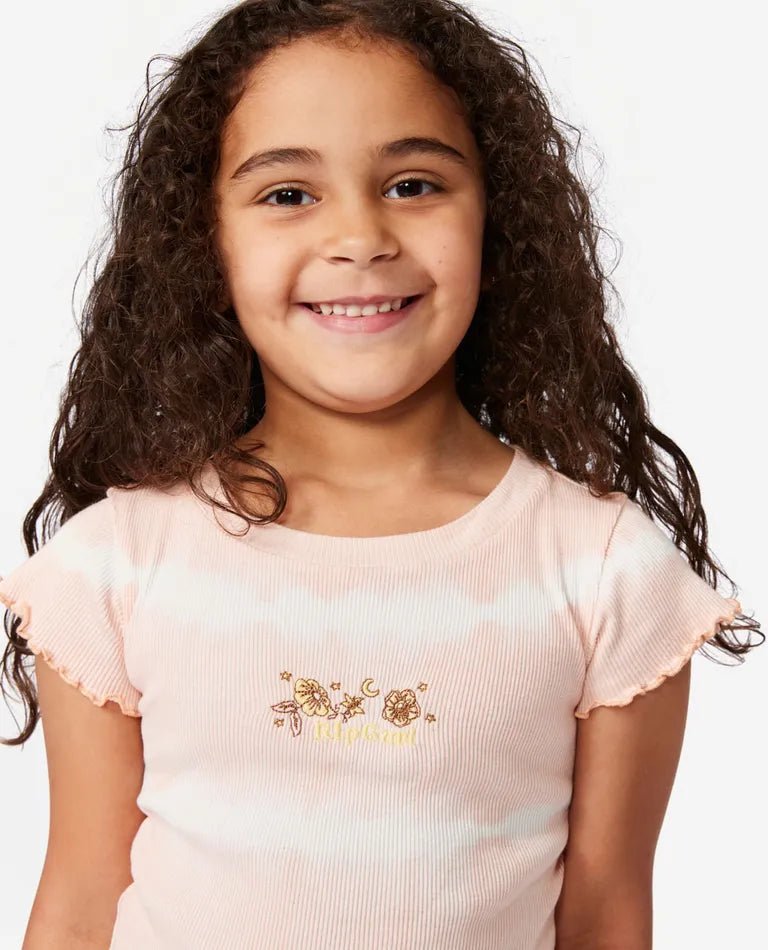 Moonflower Tie Dye Tee - Girl - Rip Curl011JTE - 0020 - Pink - 1to2