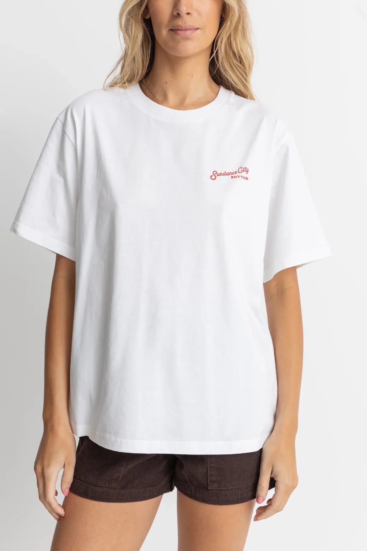 Motel Oversized T-shirt - Rhythm0724W - PT05 - WHT - Vintage White - 10