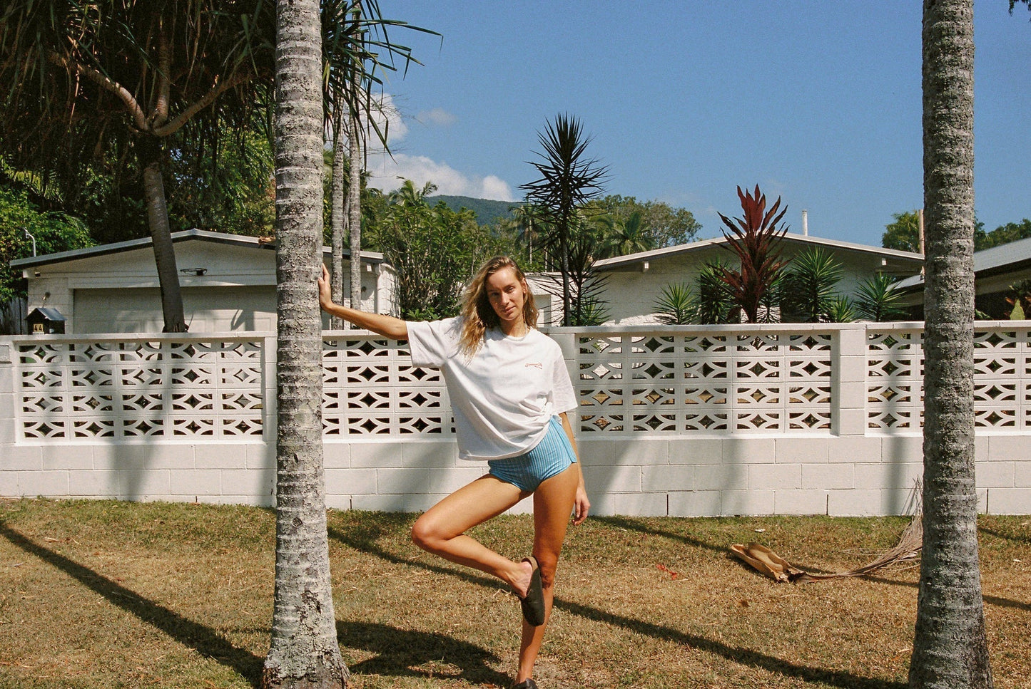 Motel Oversized T-shirt - Rhythm0724W - PT05 - WHT - Vintage White - 10