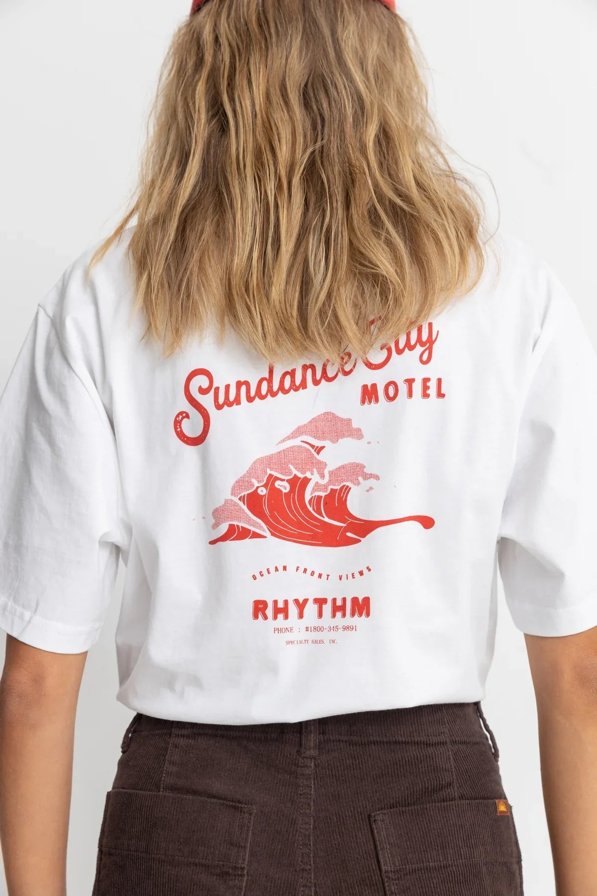 Motel Oversized T-shirt - Rhythm0724W - PT05 - WHT - Vintage White - 10