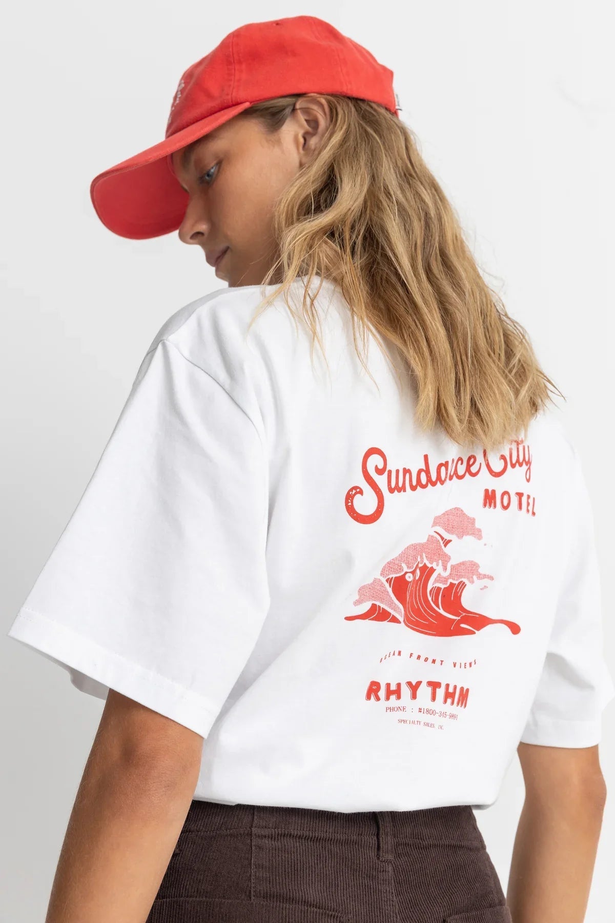 Motel Oversized T-shirt - Rhythm0724W - PT05 - WHT - Vintage White - 10