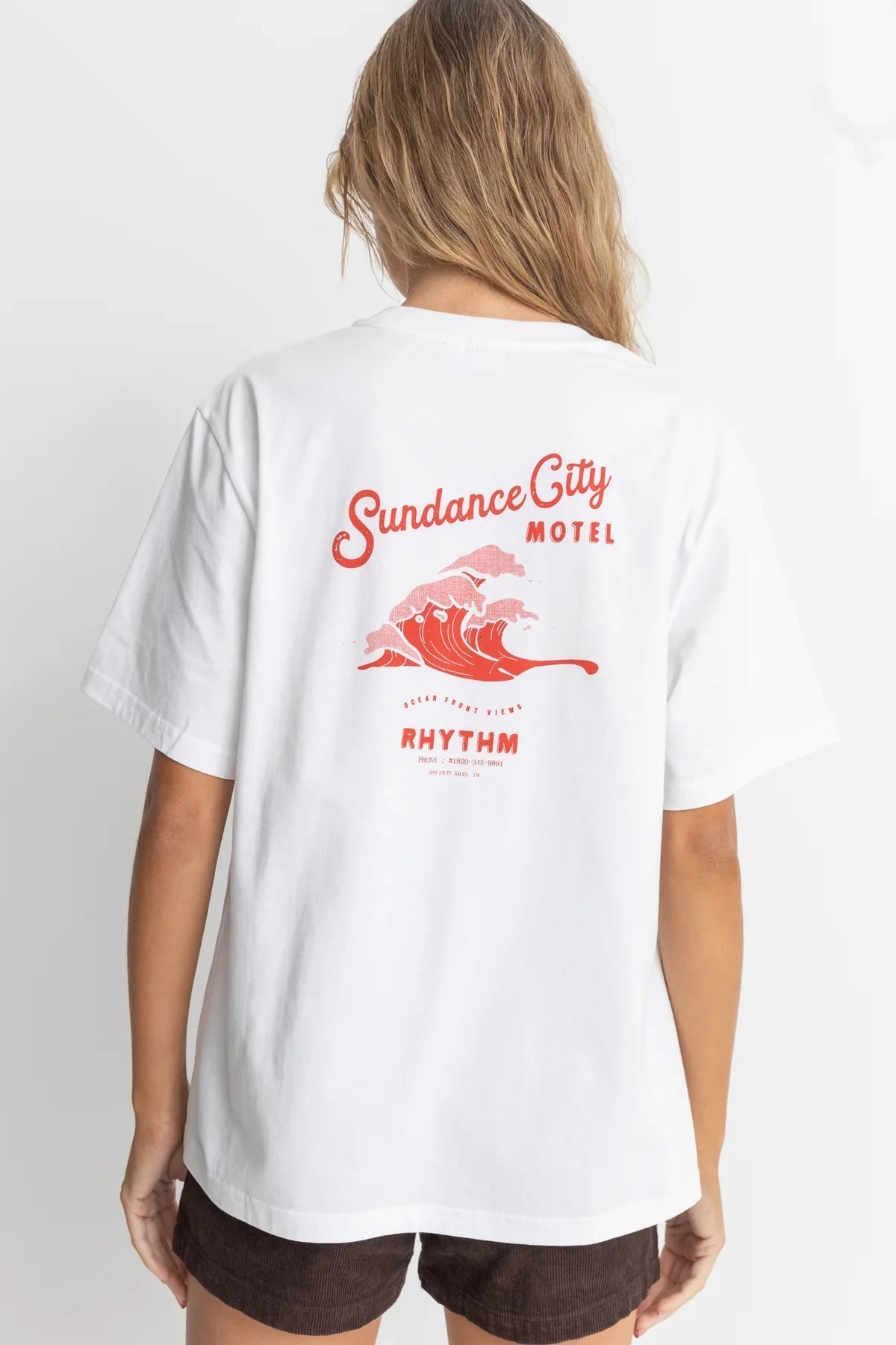 Motel Oversized T-shirt - Rhythm0724W - PT05 - WHT - Vintage White - 10
