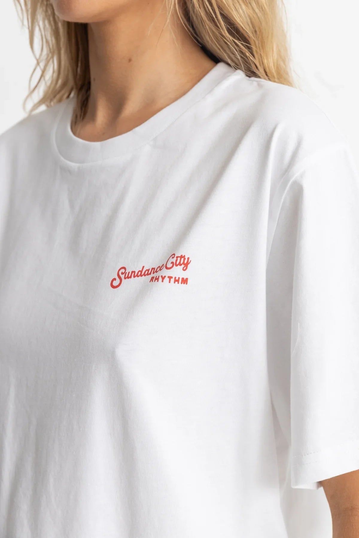 Motel Oversized T-shirt - Rhythm0724W - PT05 - WHT - Vintage White - 10