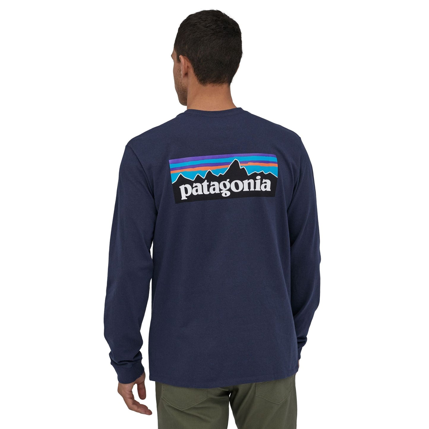 M's L/S P - 6 Logo Responsibili - Tee - Patagonia38518 - CNY - Classic Navy (CNY) - L