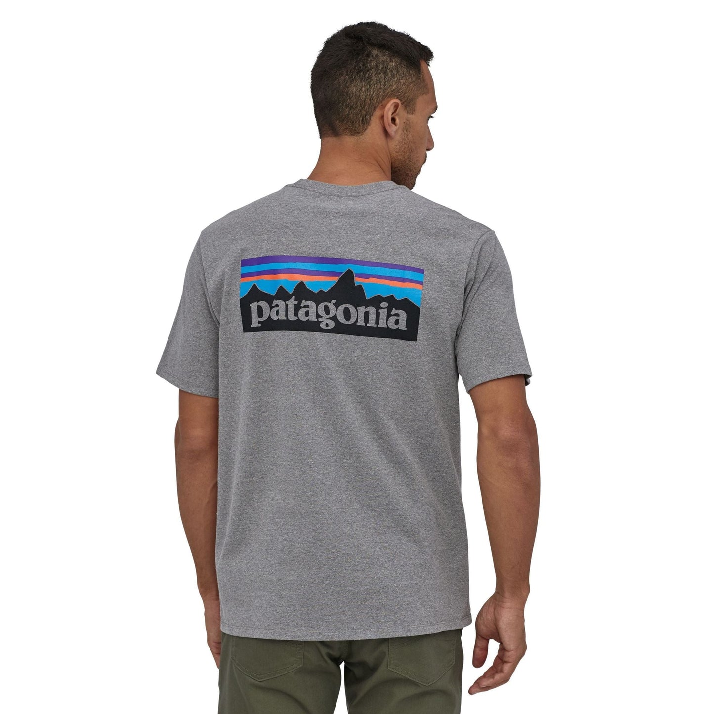 M's P - 6 Logo Responsibili - Tee - Patagonia38504 - GLH - Gravel Heather - L