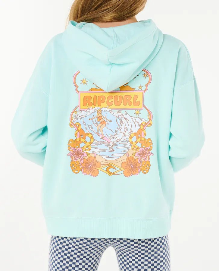 Neon Isles Surfer Fleece - Girl - Rip Curl02RGFL - 8074 - Washed Aqua - 8