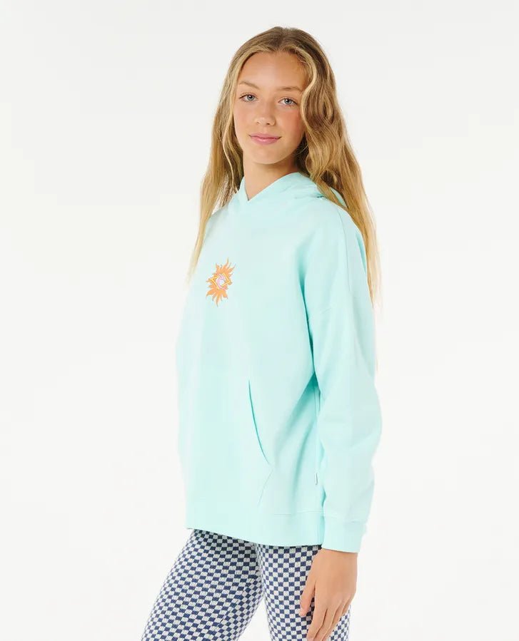 Neon Isles Surfer Fleece - Girl - Rip Curl02RGFL - 8074 - Washed Aqua - 8