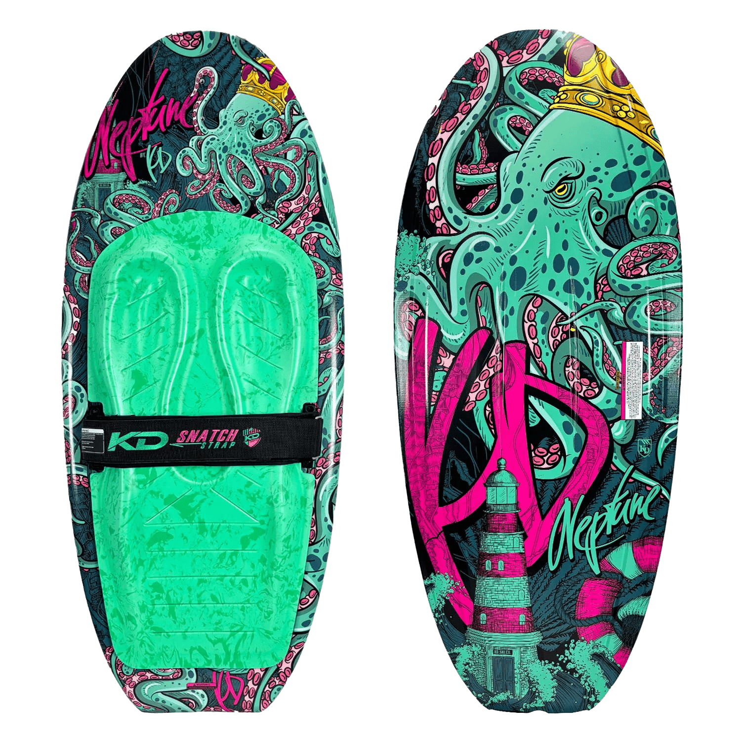 NEPTUNE KNEEBOARD w/DOUBLE LOCKING STRAP - KDKK0801P - KRAKEN