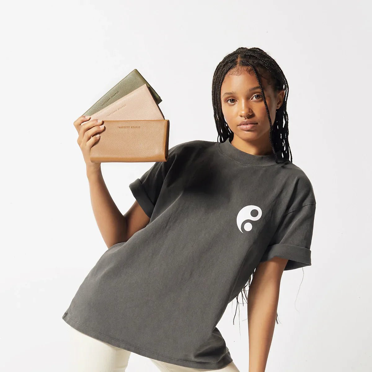 Nevermind Leather Wallet - StatusAnxietySA1825 - Tan - 1SZ