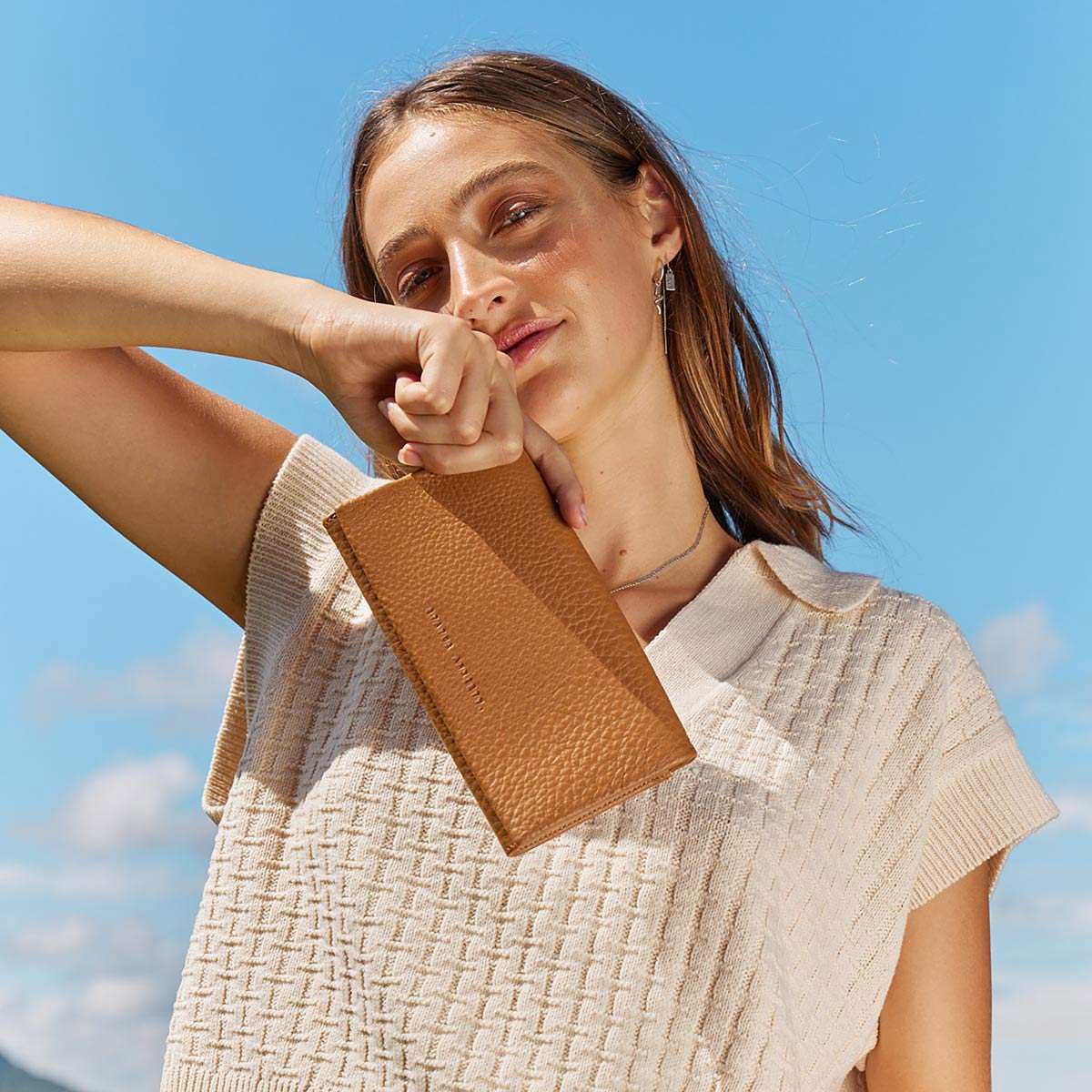 Nevermind Leather Wallet - StatusAnxietySA1825 - Tan - 1SZ