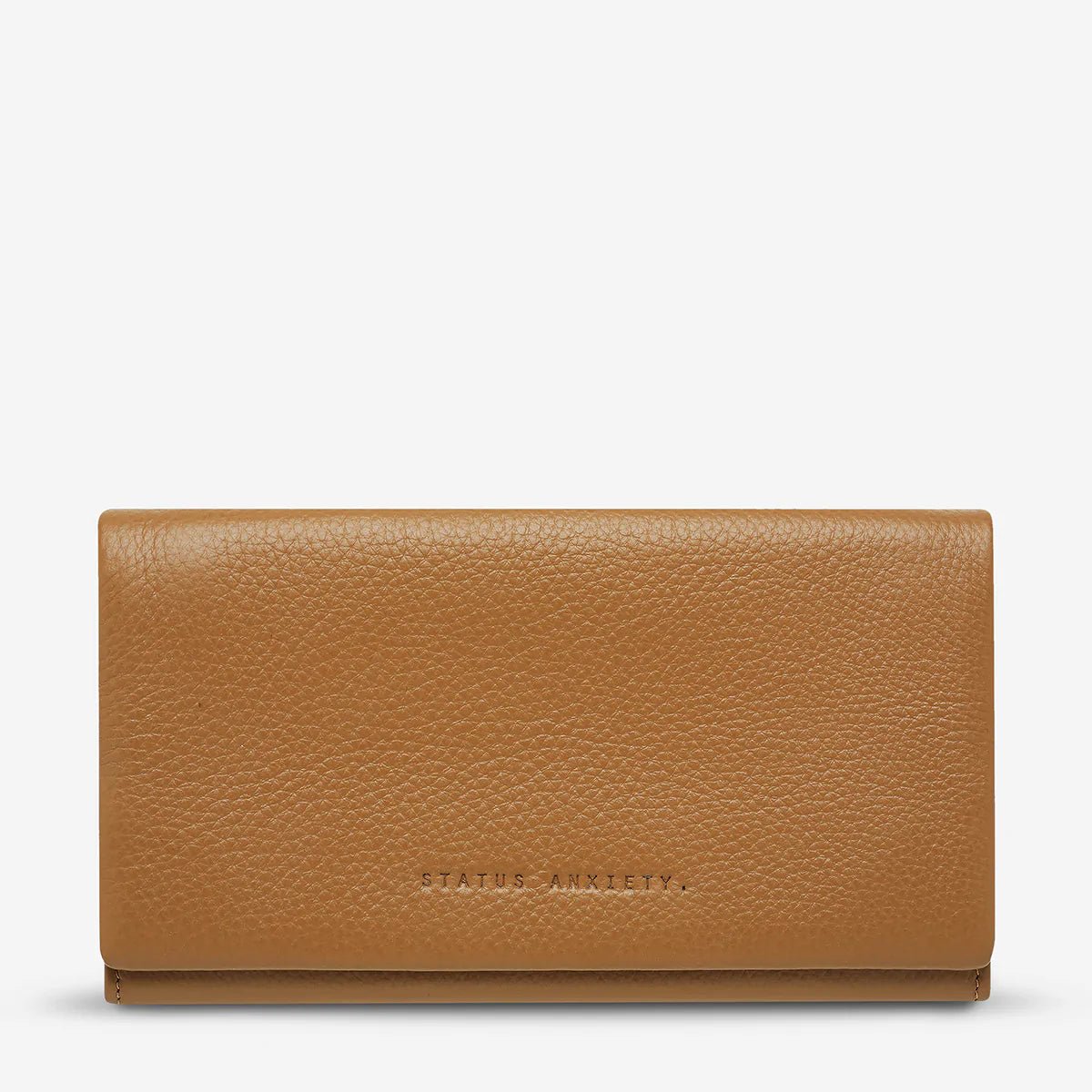 Nevermind Leather Wallet - StatusAnxietySA1825 - Tan - 1SZ