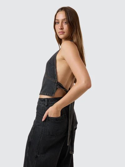 Night Shift Denim Top - Ash Black - ThrillsWTH25 - 215BAS - Ash Black - 8