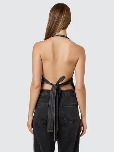 Night Shift Denim Top - Ash Black - ThrillsWTH25 - 215BAS - Ash Black - 8