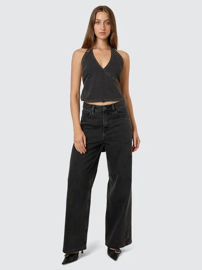 Night Shift Denim Top - Ash Black - ThrillsWTH25 - 215BAS - Ash Black - 8
