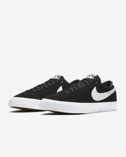 Nike SB Zoom Blazer Low Pro GT - NikeSBDC7695002 - Black/White/Black - 10