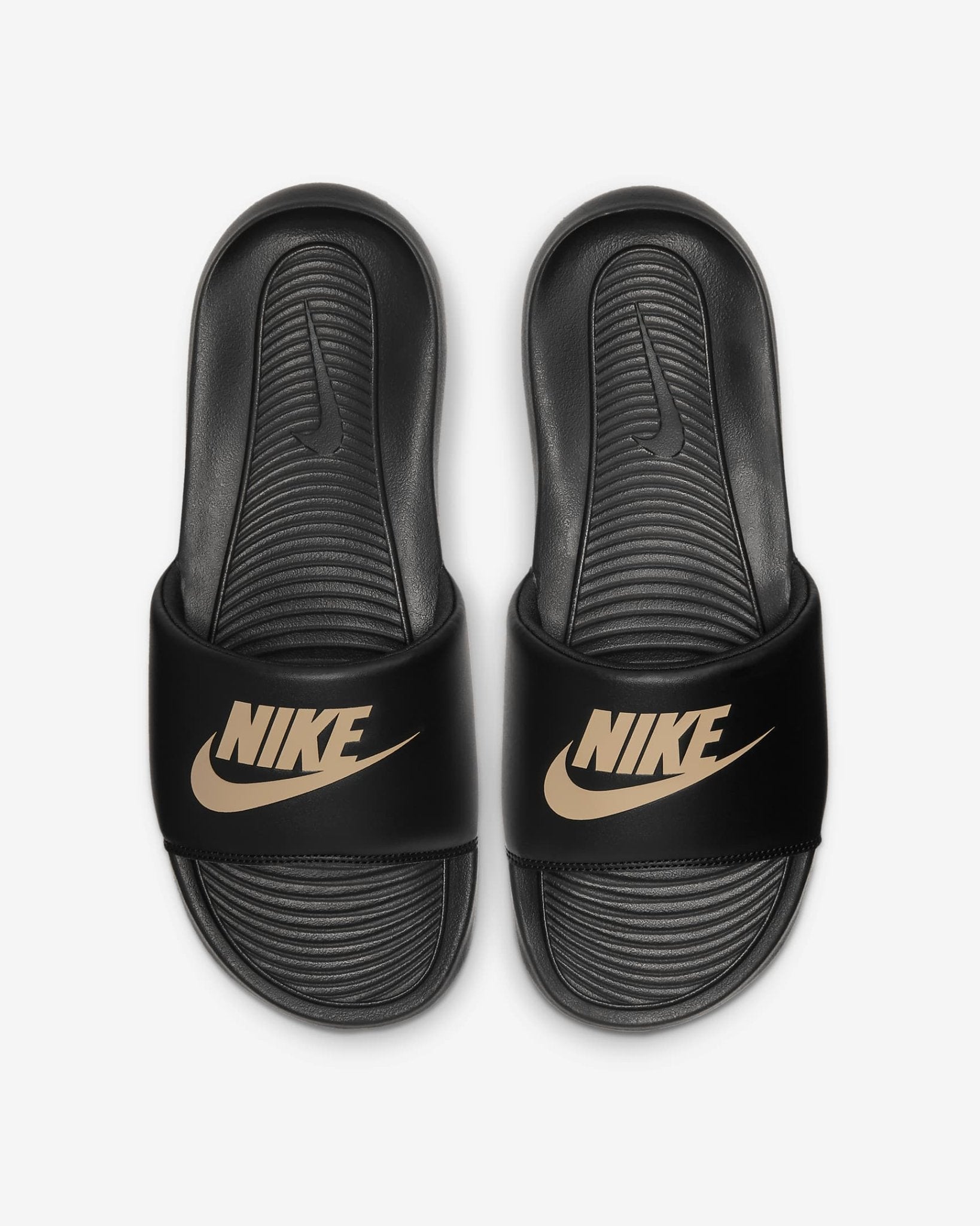 Nike Victori One Slide - NikeSBcn9675 - 006 - Black/Metallic Gold - Black - M10toL11