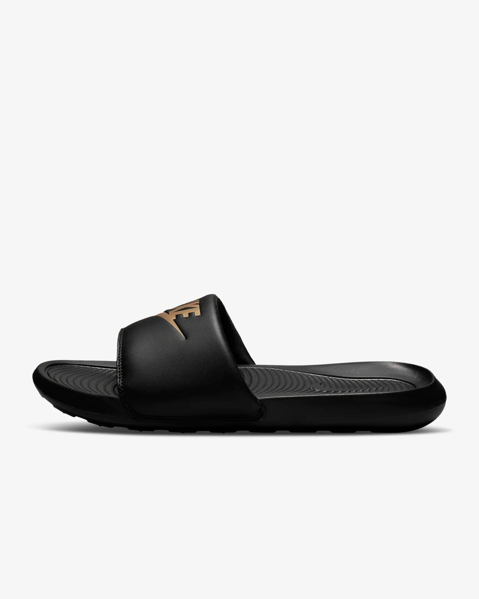 Nike Victori One Slide - NikeSBcn9675 - 006 - Black/Metallic Gold - Black - M10toL11