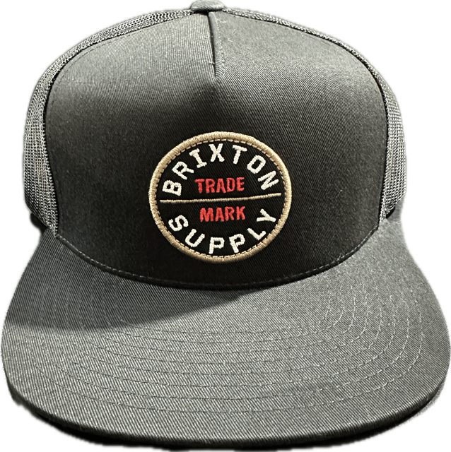 OATH MP TRUCKER HAT - Brixton11627 - BLACK/BLACK - O/S