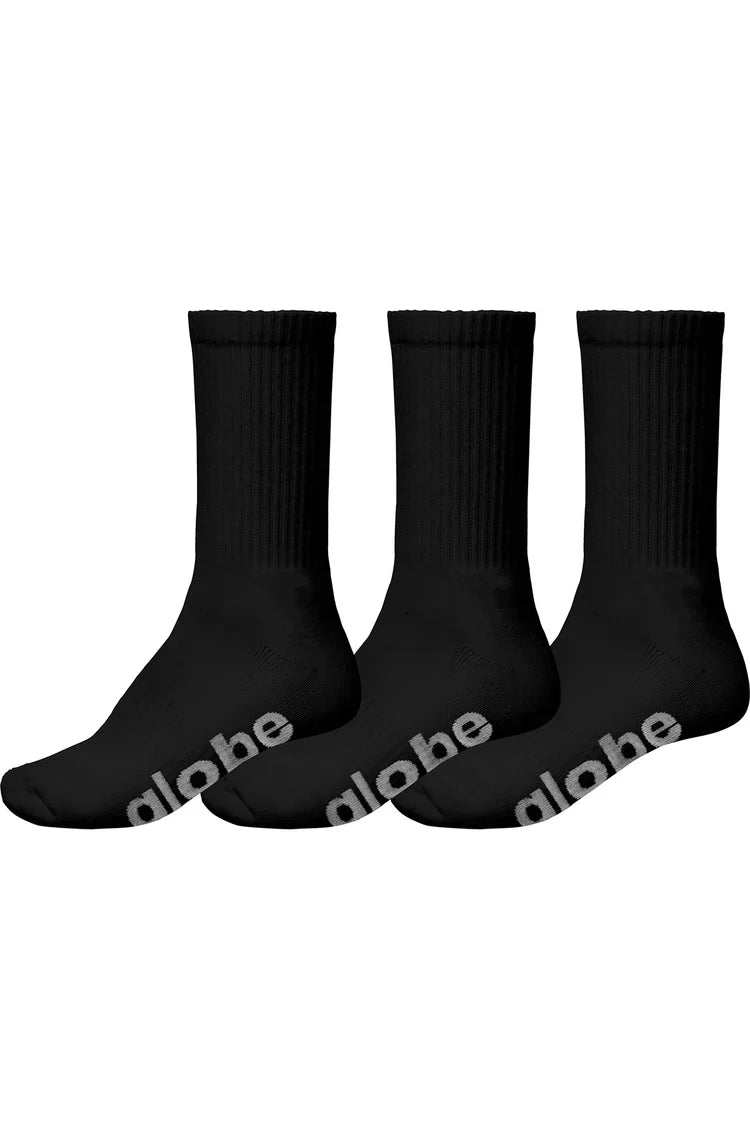 OG Stealth Crew 3 Pk With Case - Globegb72439011 - blk - Black - 7to11