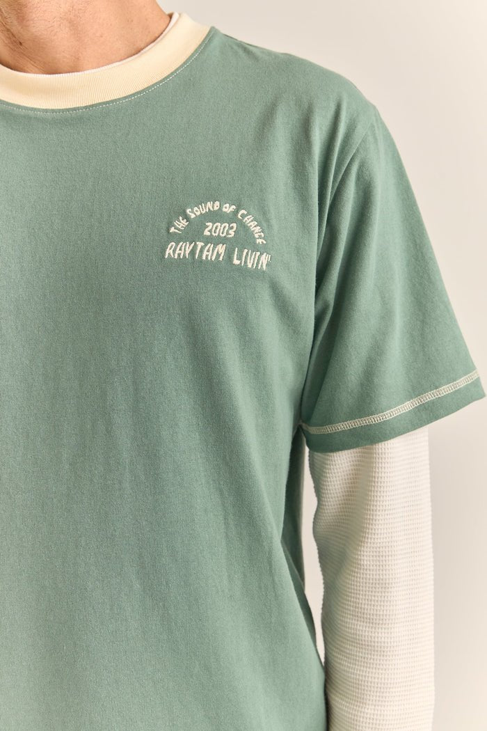 Oh Three SS T-Shirt - Rhythm1024M - CT08 - TEA - Teal - L