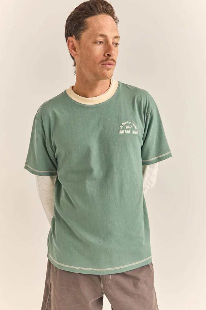 Oh Three SS T-Shirt - Rhythm1024M - CT08 - TEA - Teal - L