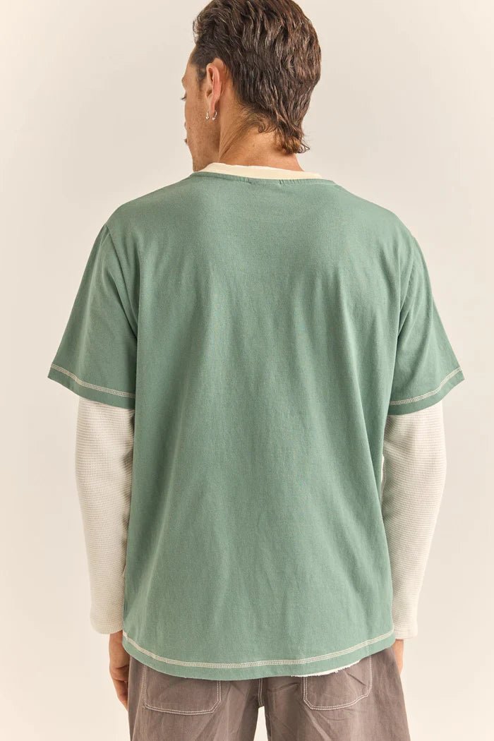 Oh Three SS T-Shirt - Rhythm1024M - CT08 - TEA - Teal - L