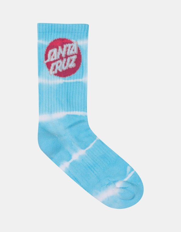 OTHER DOT REDUX CREW SOCK 2 PACK - Santa CruzSG225 - SO01 - AQUA TDYE - ROSE TDYE