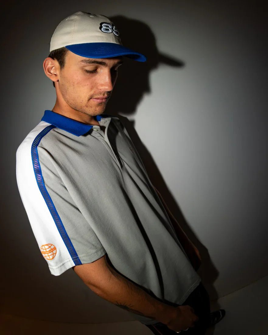 Oxecutioner Short Sleeve Polo - RustyPLM0327 - OYG - Oyster Grey - L