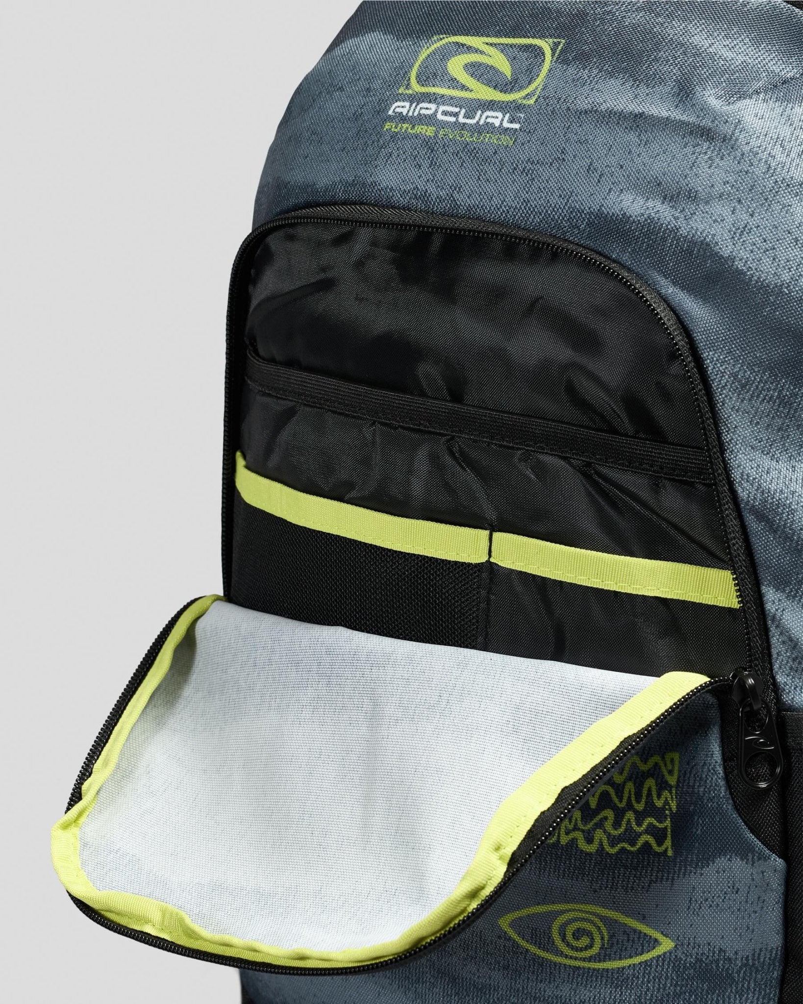 OZONE 30L SCHOOL - Rip Curl15IMBA - BLACK/GREEN - 30L